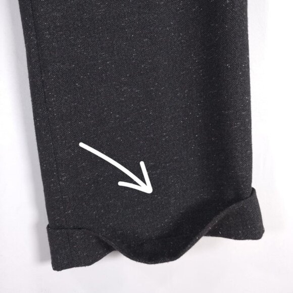 SANDRO Sportswear Rayon Blend Straight Wide Suit Trousers Pants Slacks Size 10 - Picture 9 of 11